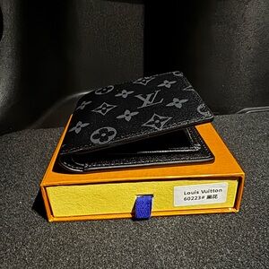 Louis Vuitton Monogram Black Card Holder